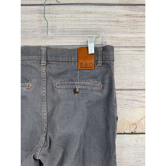 DAO Stretch Slim Leg Jeans Mens 31 Gray Medium Wash Denim France - Picture 4 of 8
